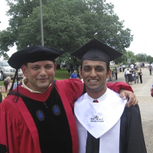Shan Khan, the first HUF graduate